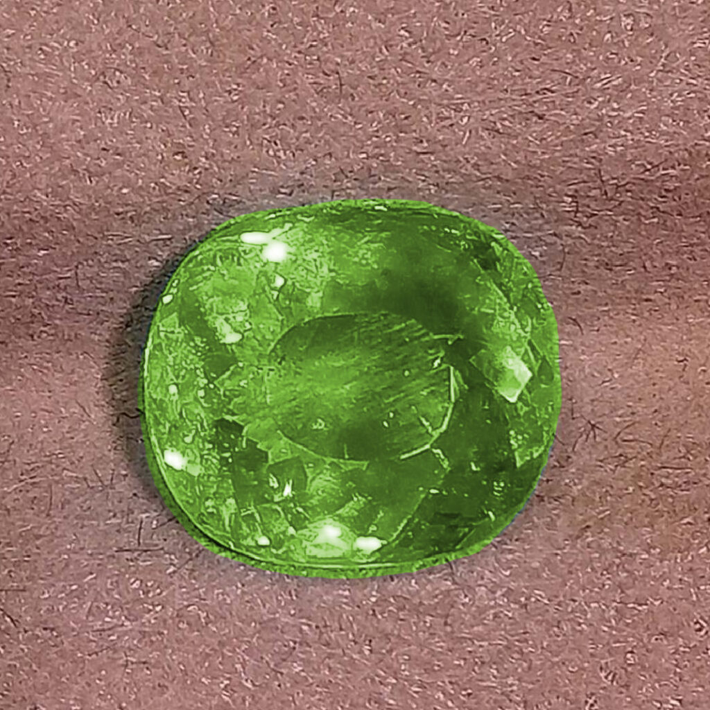 Paraiba Electric Green Color Gemstone